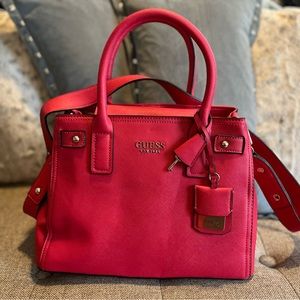 Red Guess Cross Body Bag Brand New